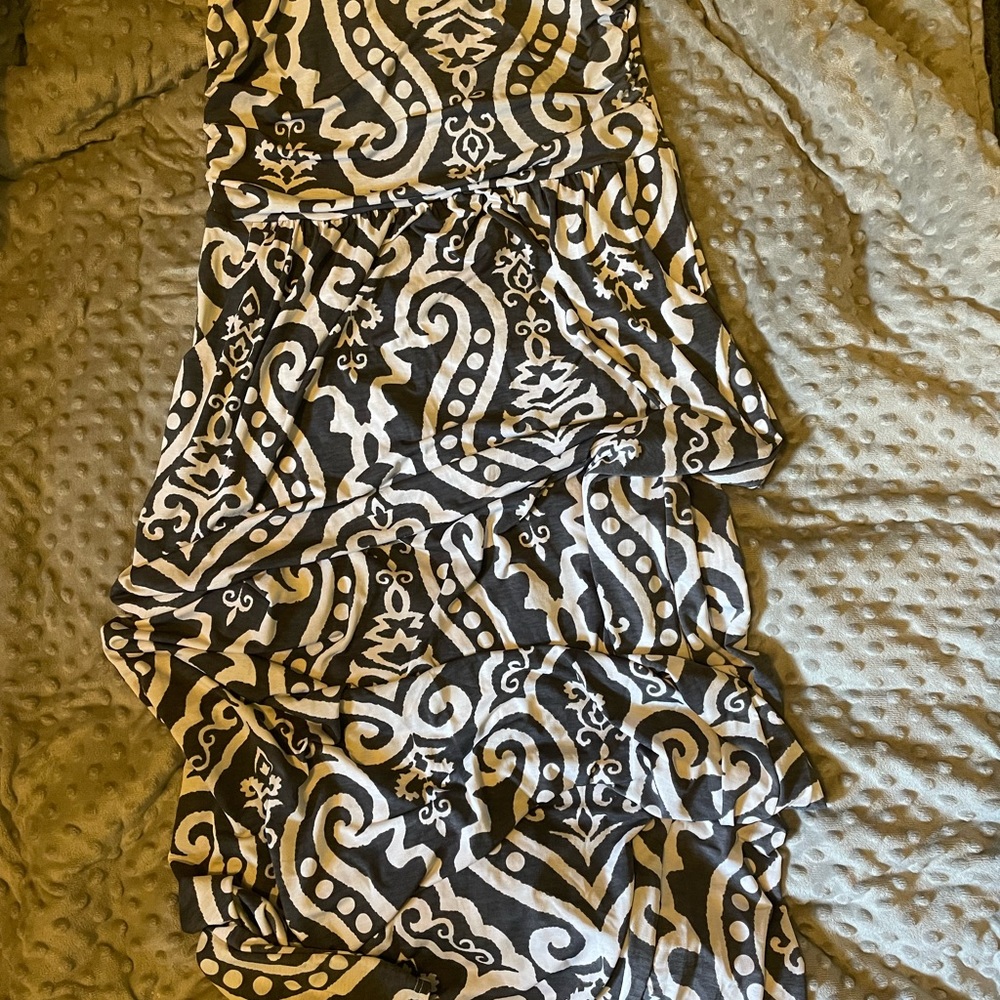 Tube top maxi dress